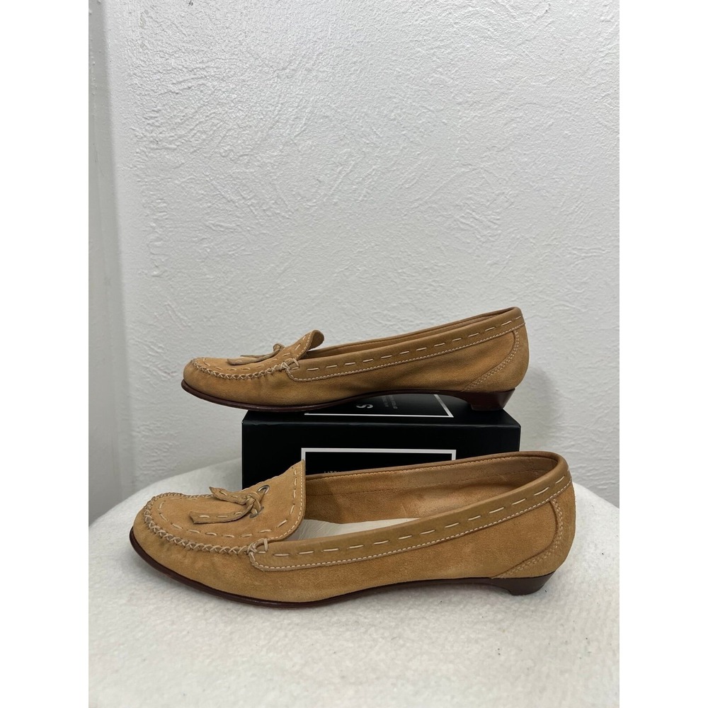 COLE HAAN Tan Suede Loafers Size 8 B - Picture 3 of 8